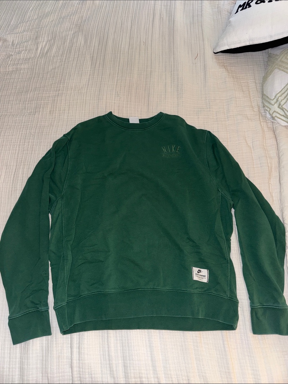 Nike Men’s Green Crewneck Sweatshirt